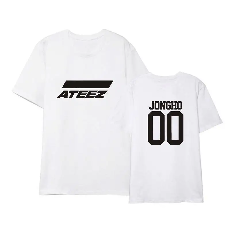 KPOP ATEEZ Album T Shirt Women Men Hongjoong Seonghwa Yunho