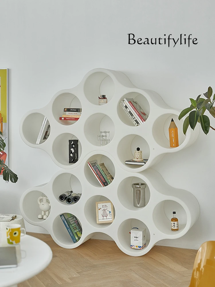 

Cloud bookshelf, ancient hole in the wind, storage rack, living room decoration photography props