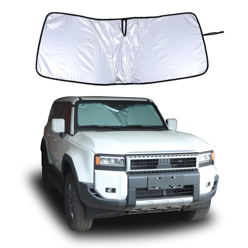

Car Front Windshield Sunshade For Toyota Land Cruiser Prado 250 LC250 2024 Sunshade Protector Accessories