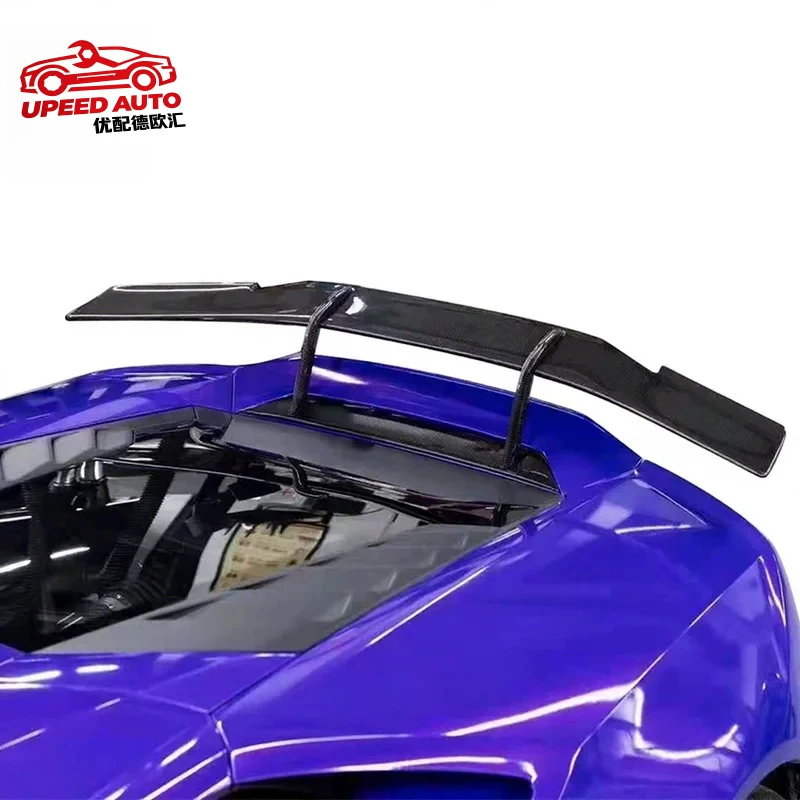 

Suitable for Dry Carbon Fiber Deck Spoiler Lamborghini Huracan EVO Novi Style Rear Trunk Lip Wing Vehicle Accessories
