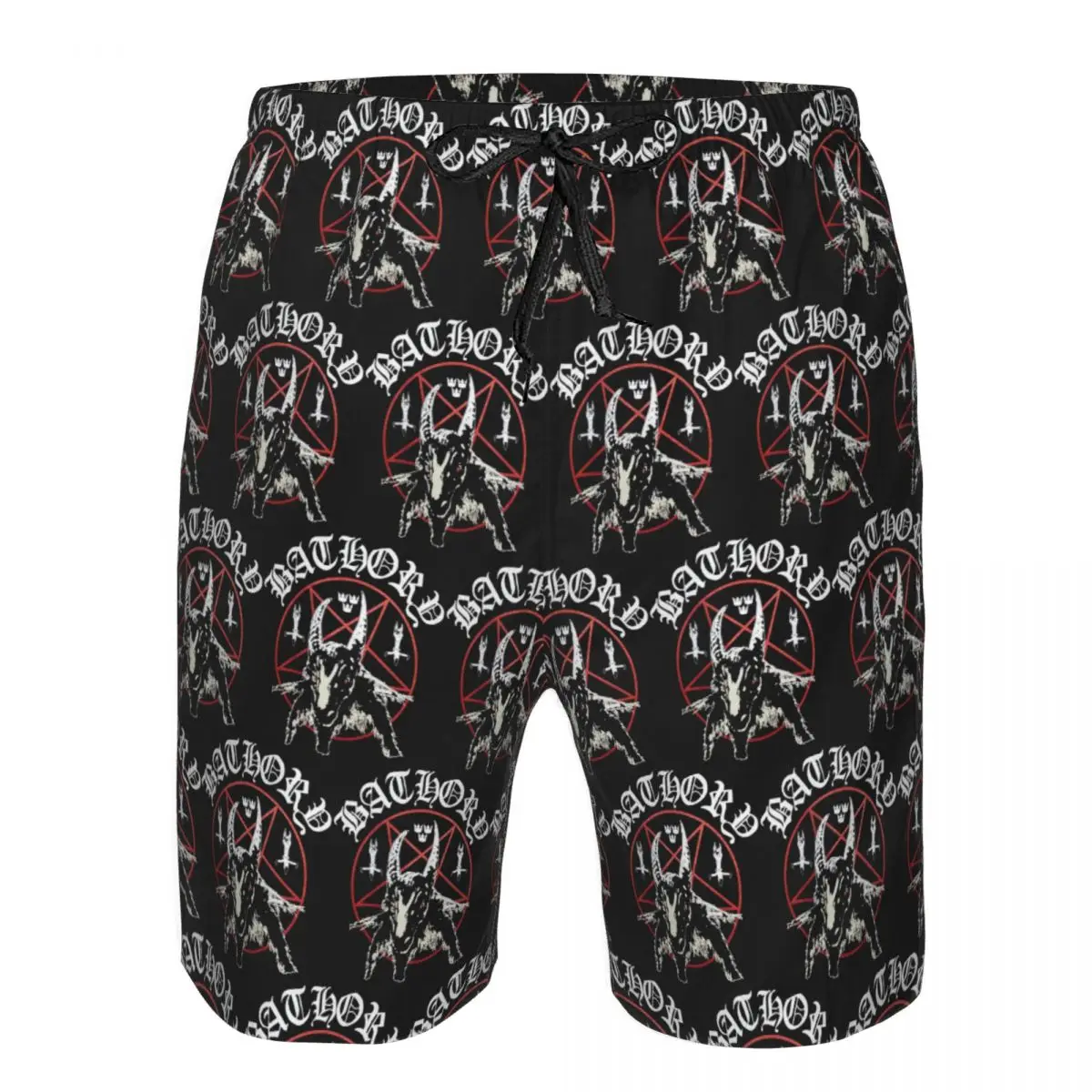 

Bathory Logo Trunks Beach Board Shorts Casual Quick Dry Swim Summer Men Pants