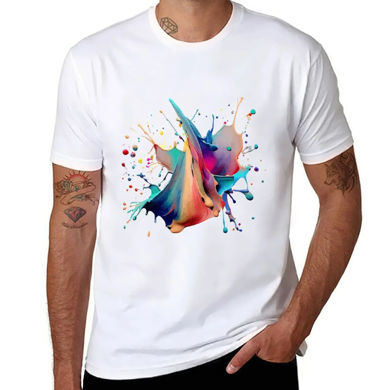 

New Chromatic Fusion T-Shirt vintage clothes sweat shirt mens t shirt