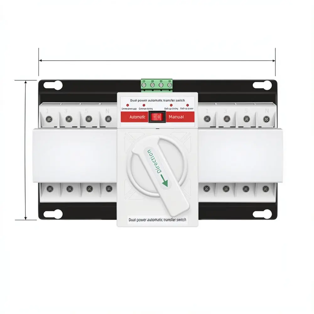 Automatic Transfer Switch ATS 4P 63A 100A 125A Dual Power Changeover Selector Household Industrial Voltage Protection Relay