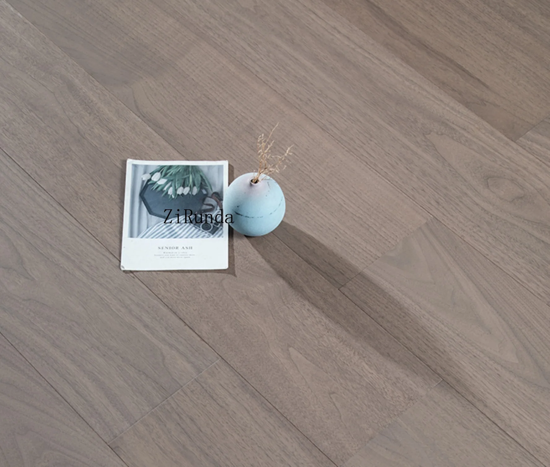 نسخة مخصصة من الجوز 12 مم أرضيات خشبية هندسية متعددة الطبقات عالية الجودة