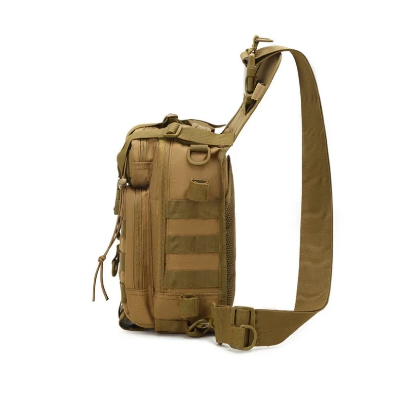 Single Shoulder Tactical Bag, Multi Functional Chest Bag for Outdoor Hiking, Hiking, Cycling, Fishing Gear Equipment