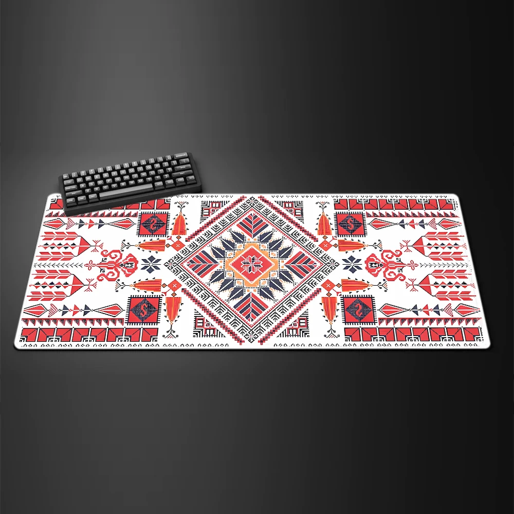 Persian Pattern Large Gaming Mouse Pad Computer Office Game Table Mat XXL Rubber Anti-slip Keyboard Long Desk Pads for PC Laptop