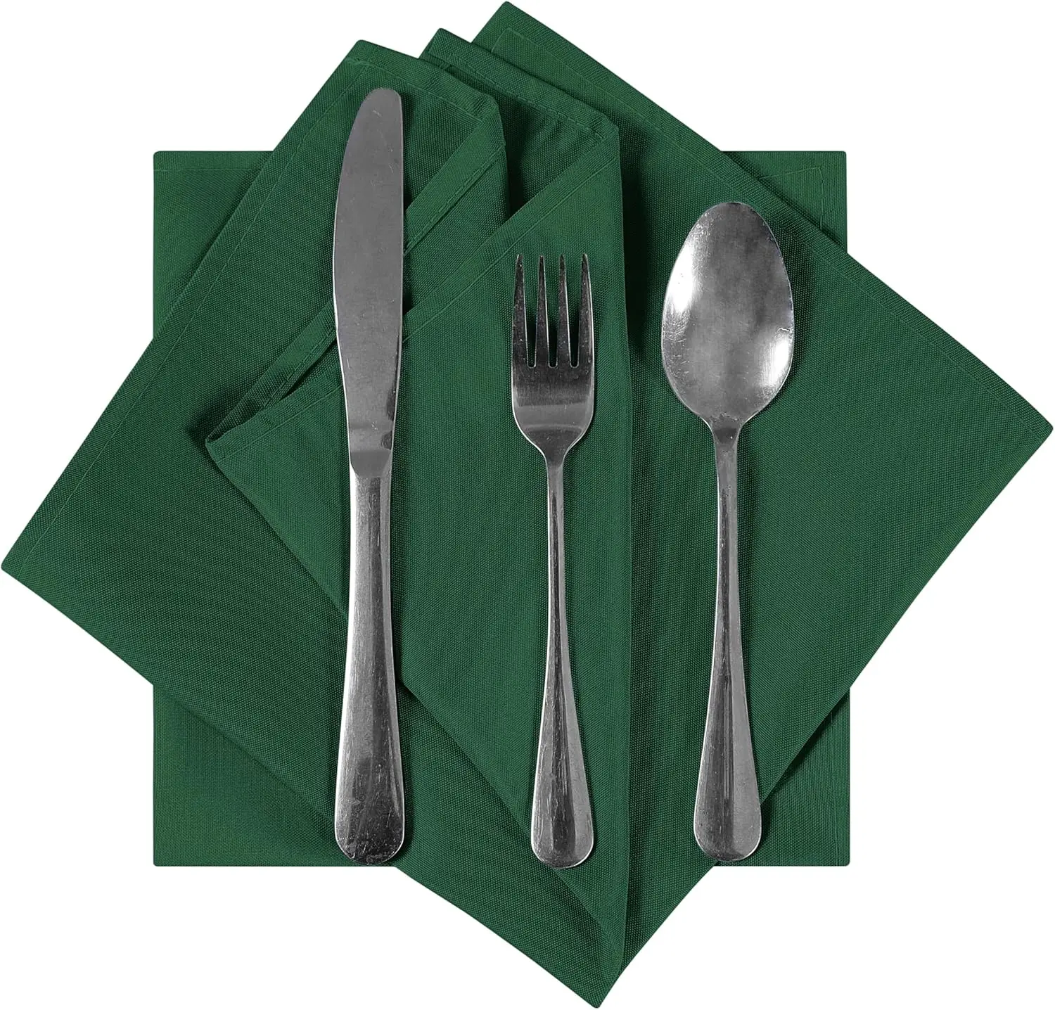 40PCS Cloth Napkins Set 17x17Inch, Washable Polyester Square Napkins with Hemmed Edges, Perfect for Banquets, Parties, Weddings