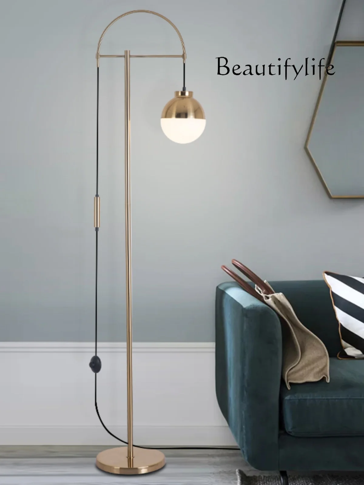 Postmodern simple light luxury living room floor lamp personalized designer creative bedroom bedside study lamp