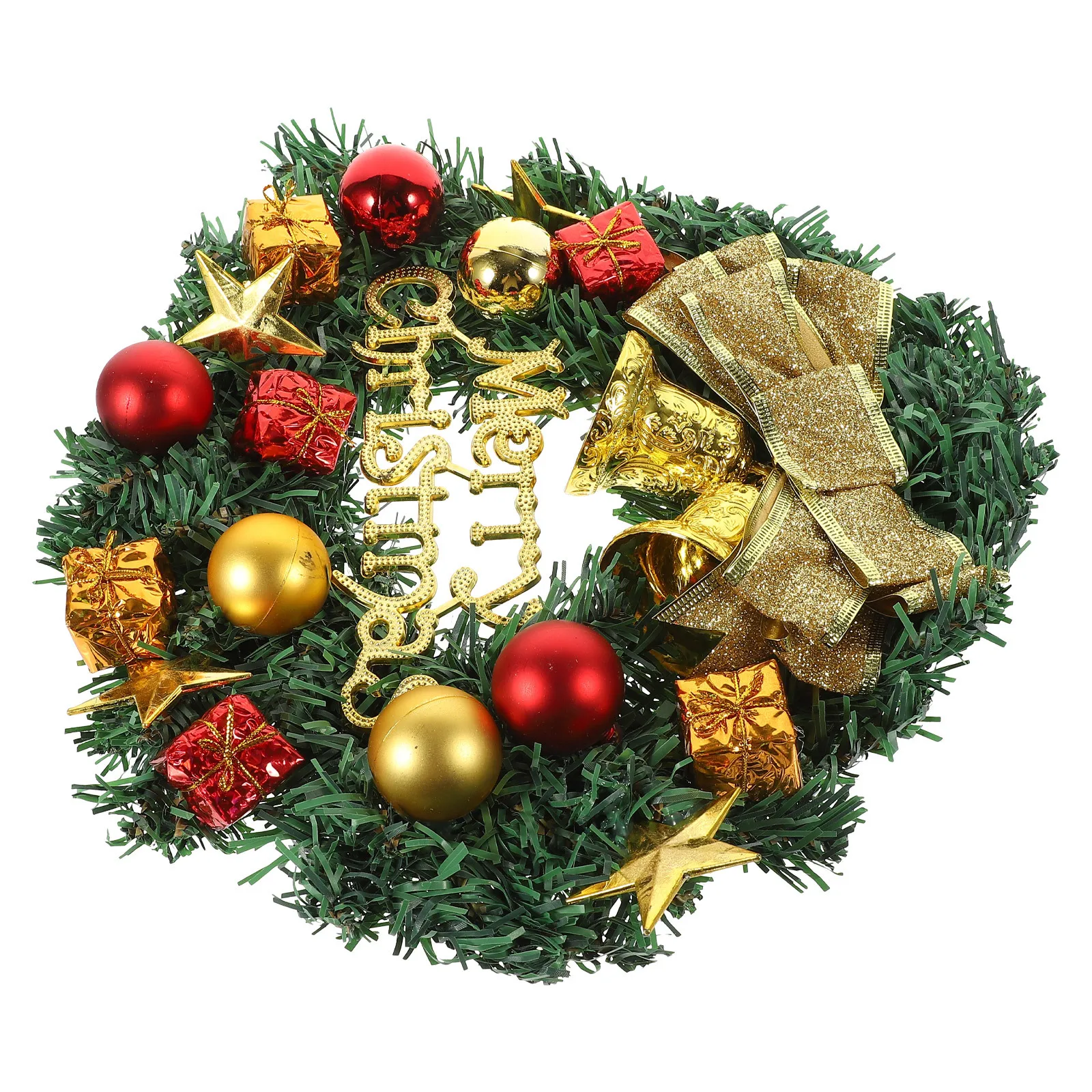 

Hanging Christmas Wreath Decor Festive Wall Pendant Xmas Wreath Scene Decor Front Door Christmas Decoration Holiday Party