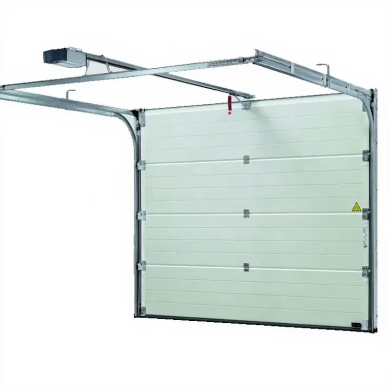for Modern Steel Automatic Segmented Sliding Garage Door Windproof Remote Control Finished Villa Wholesale
