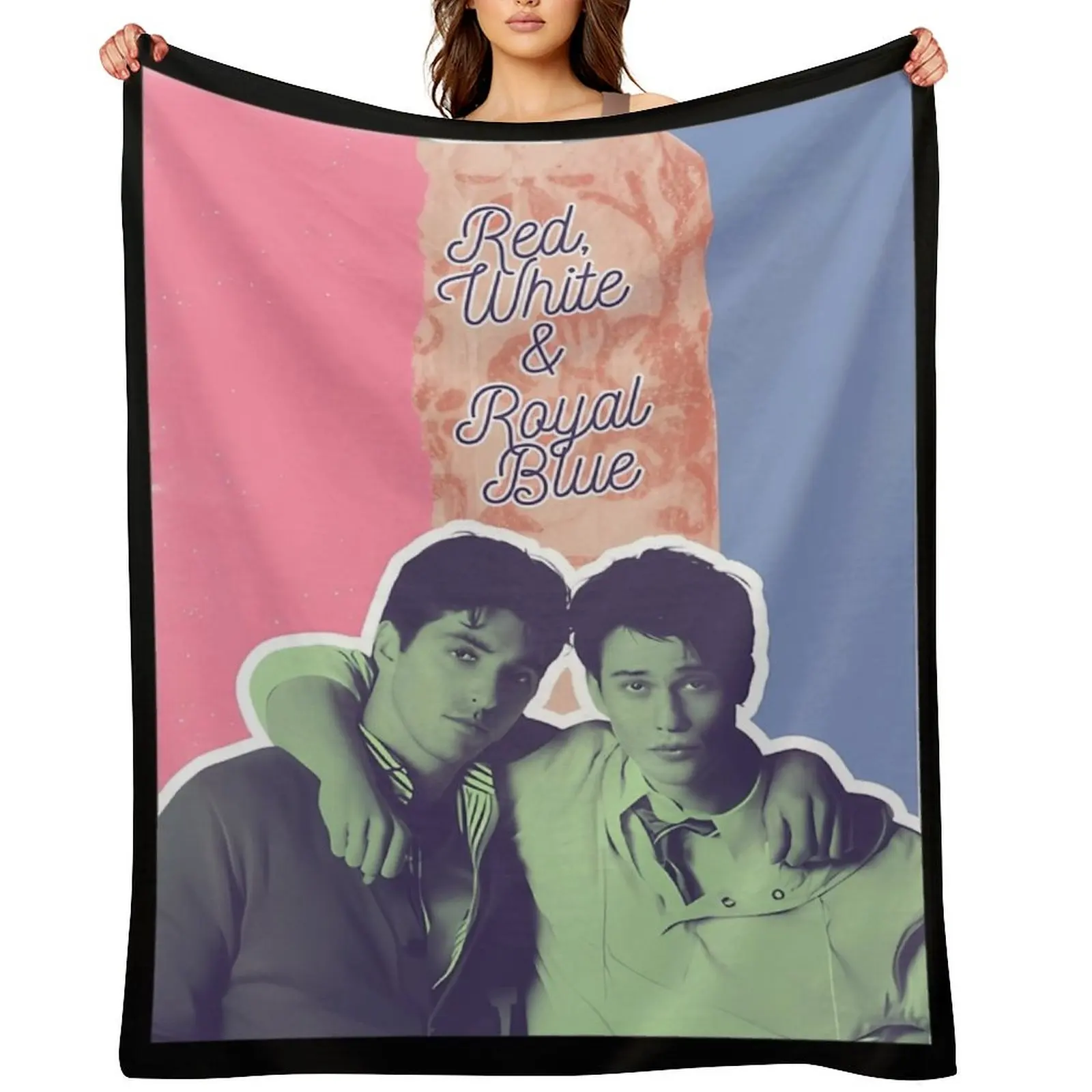 

Red, White Royal Blue - Alex Claremont Diaz and Prince Henry Throw Blanket manga For Decorative Sofa Sofa Blankets