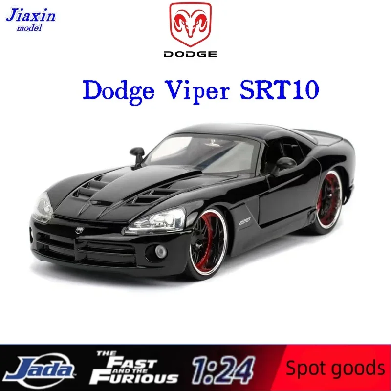 

Jada1:24 Dodge Viper SRT10 Fast & Furious series rare alloy car model for children's birthday gifts