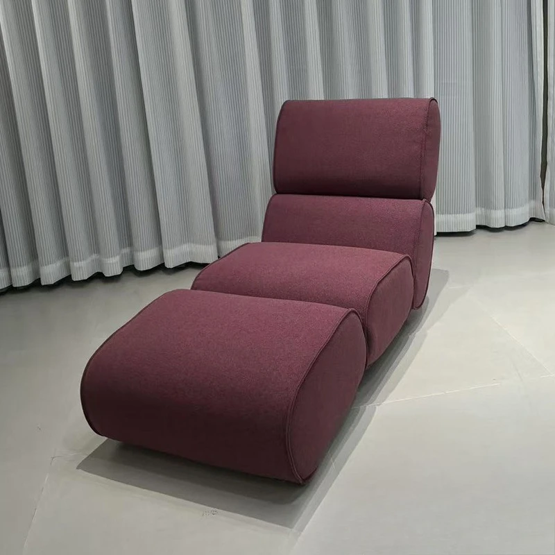 Modern Simple Lamb Fleece Stacked Sofa Light Luxury Creative Caterpillar Sofa Chair