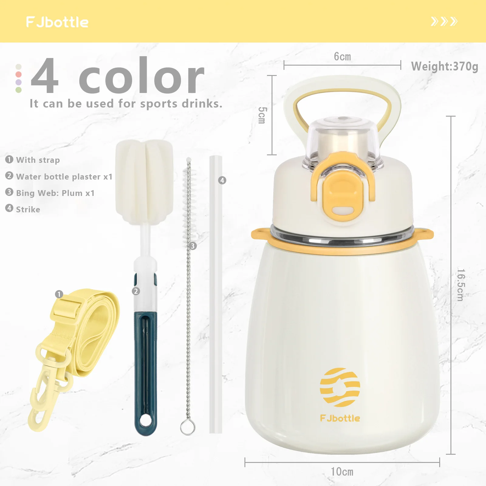 FEIJIAN Thermos Cup Stainless Steel Vacuum Flask Outdoor Portable Keep Cold And Warm Thermal Bottles Kid\'s water bottle
