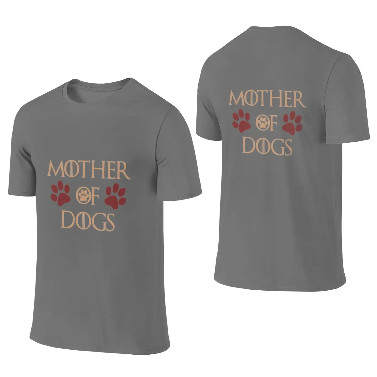 Mother Of Dogs Standard Shoulder Reversible T-shirt Minimalist Commuting Simple And Elegant Women's T-shirts