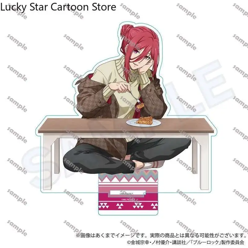 Nuovo gioco Anime BLUE LOCK Chigiri Hyoma Rest Ver. Cosplay Figura acrilica Stand Cartoon Standing Sign pendente Ornamento Regalo di Natale