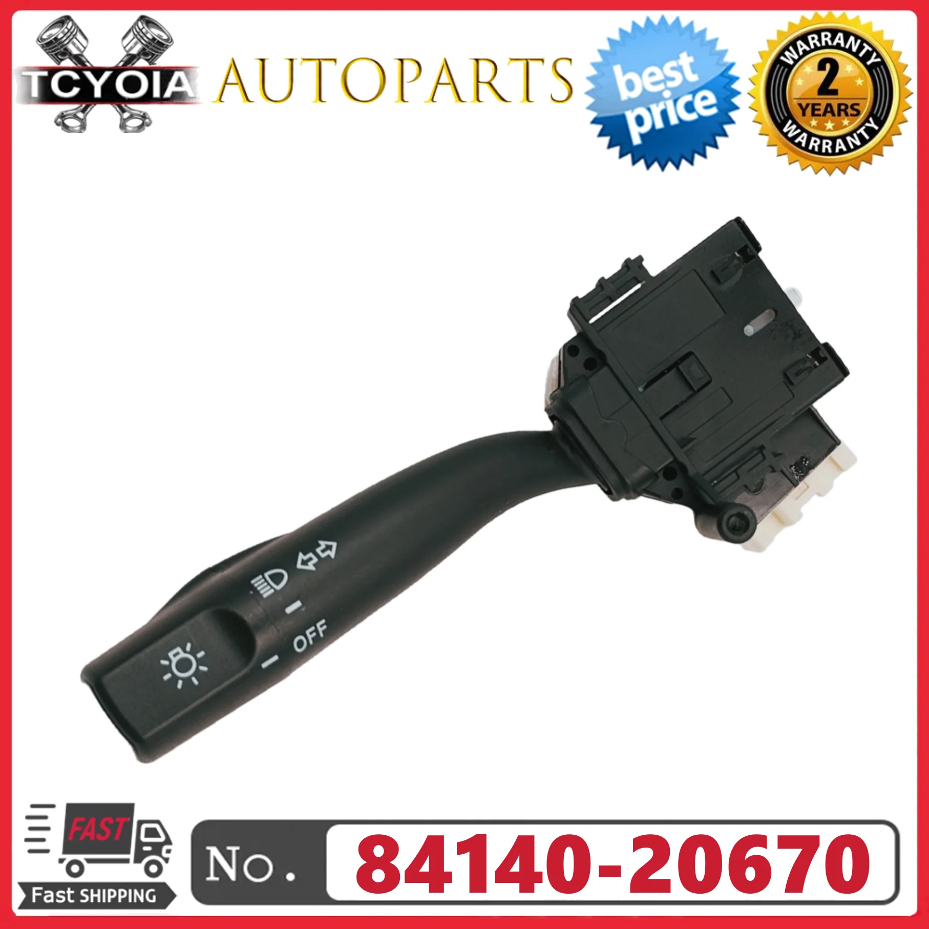 

Headlight Switch Turn Signal Switch 84140-20670 8414020670 For TOYOTA CELICA Hiace Scion Tc Mr2 Highlander