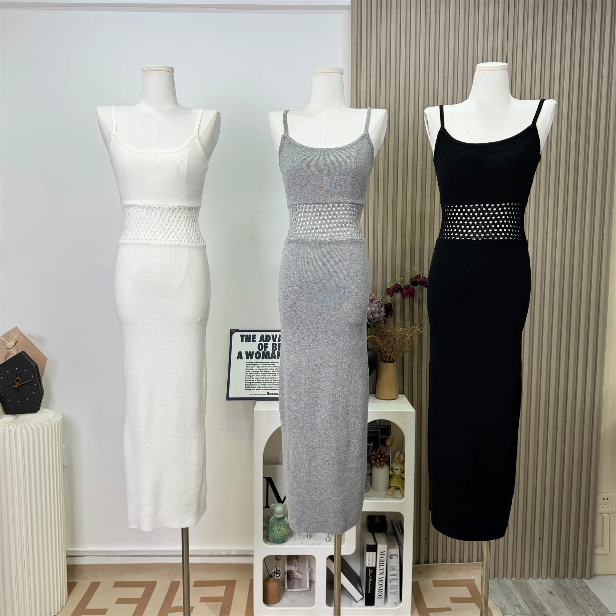 Сексуальное облегающее платье без бретелек с открытыми бретелями, новинка 2025, летние модные клубные вечерние длинные платья без рукавов для женщин N633