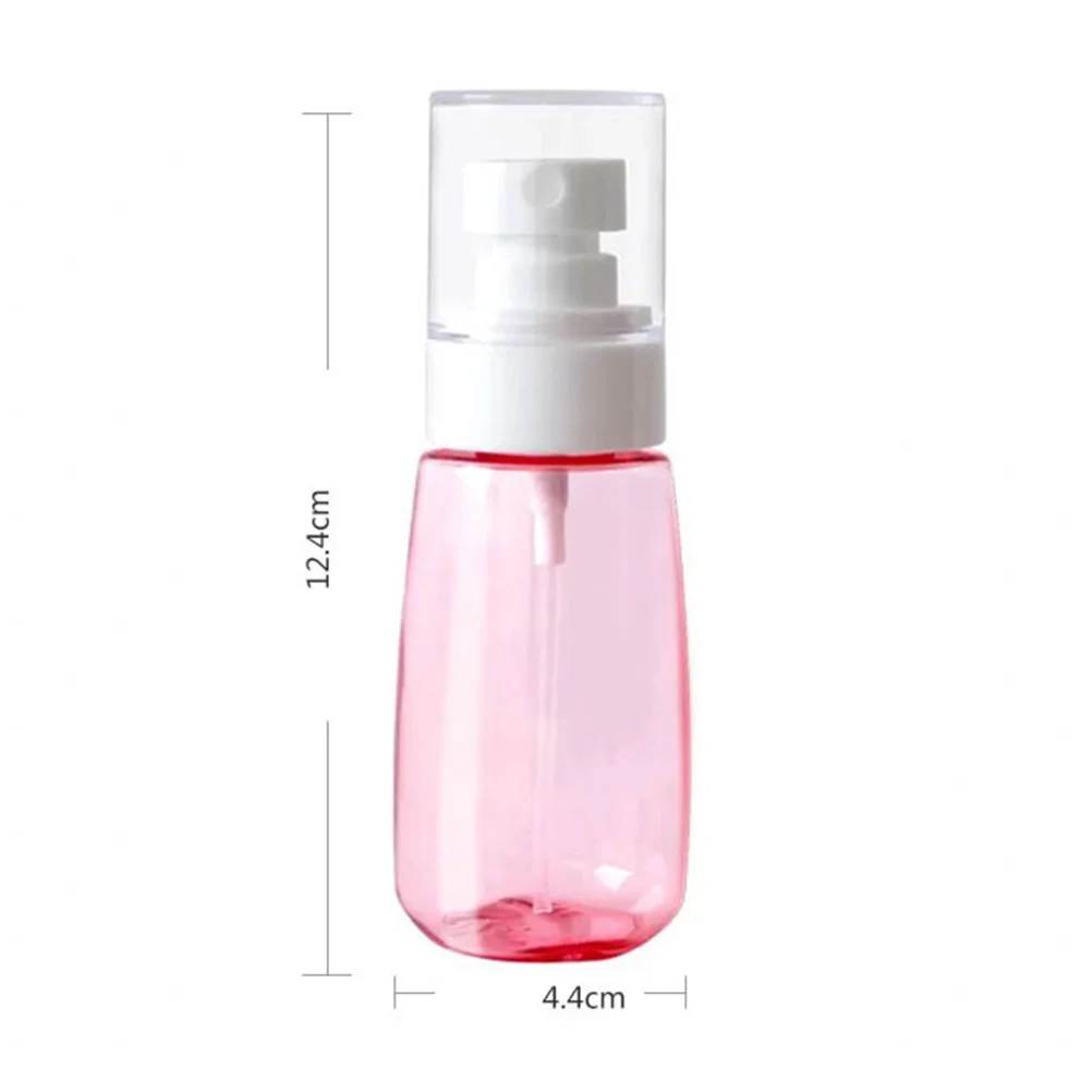 3Pcs Compact Refillable Spray Bottles Portable Travel Mist Pump Empty Liquid Dispenser Set for Essential Oils Toiletries