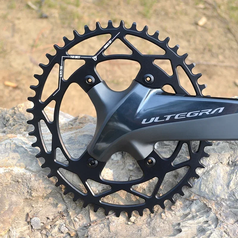 

Передняя звезда для шоссейного велосипеда SHIMANO ultegra R7000 R8000 DA9100, овальная передняя звезда с широкой передней звездой 40T-52T, 110BCD