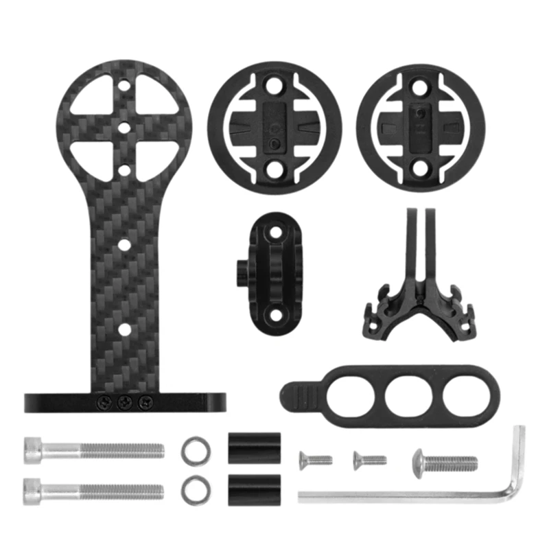 Suporte de fibra de carbono para computador de bicicleta, acessório de peças de ciclismo para bryton garmin gopro magene blackbird igpsport