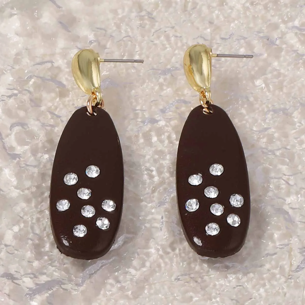 

2026 New Water Drop Dangle Earrings Inlaid Shiny Crystal Earrings for Women Fashion Hoiday Party Jewelry Gifts