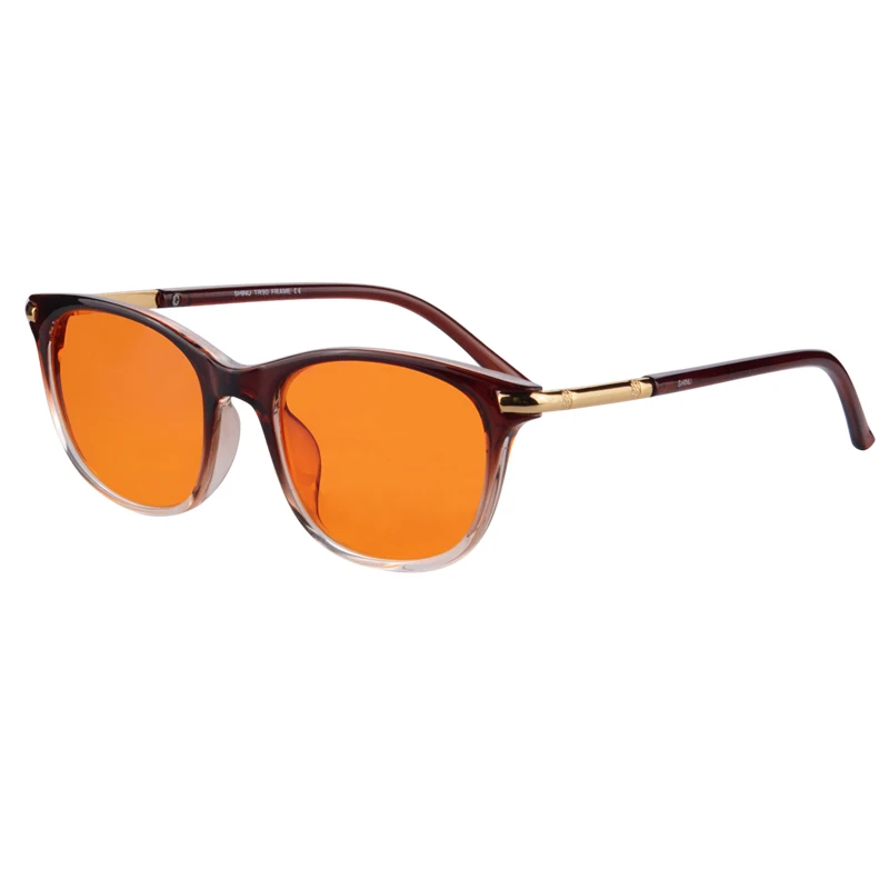 

Женские очки SHINU с оранжевыми линзами для игрового или компьютера, блокирующие синий свет, защищающие глаза от цифрового экрана