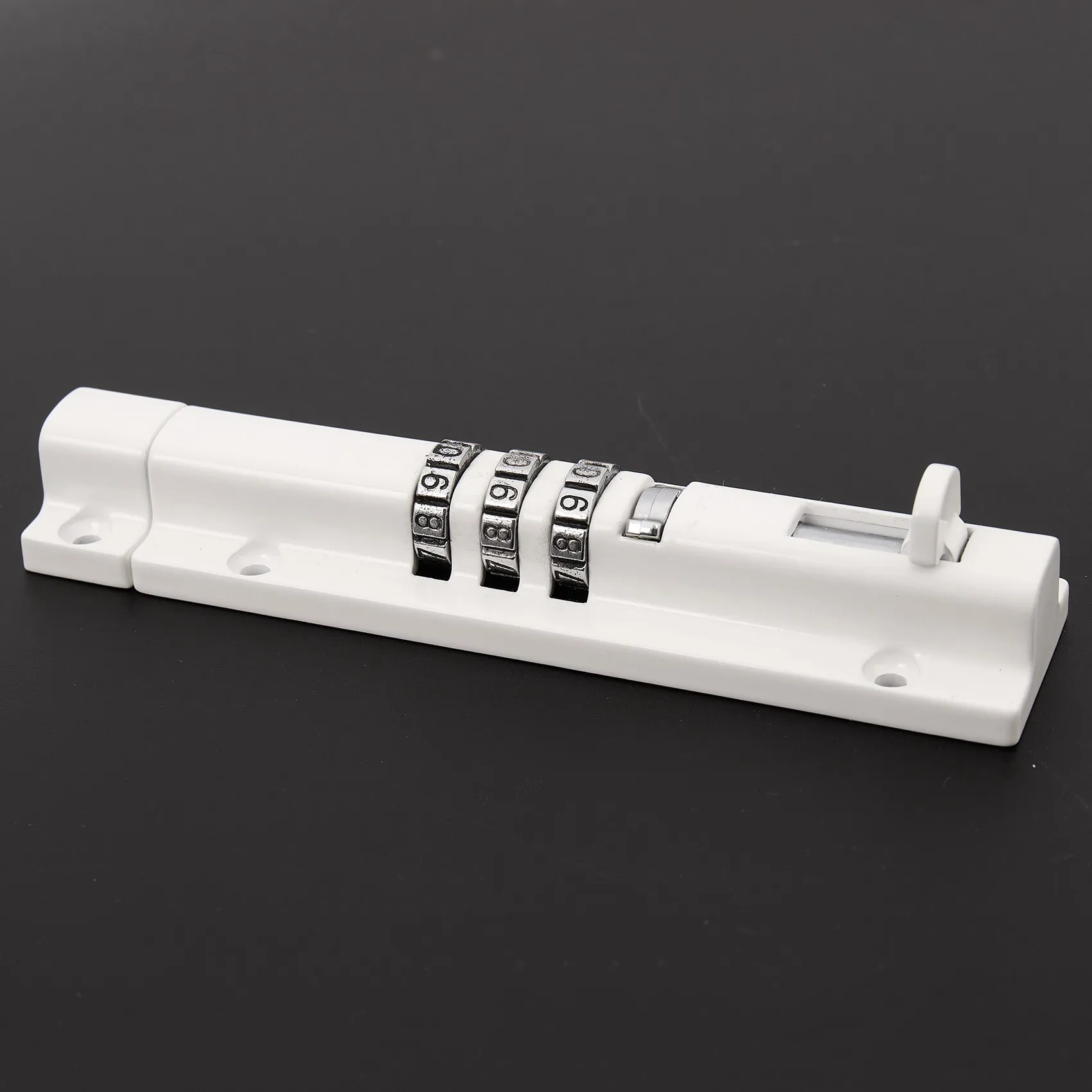 B37B-Horizontal Horizontal Door Bolt Lock Sliding Combination Code Can Be Reset For Gate Garage Cabinet