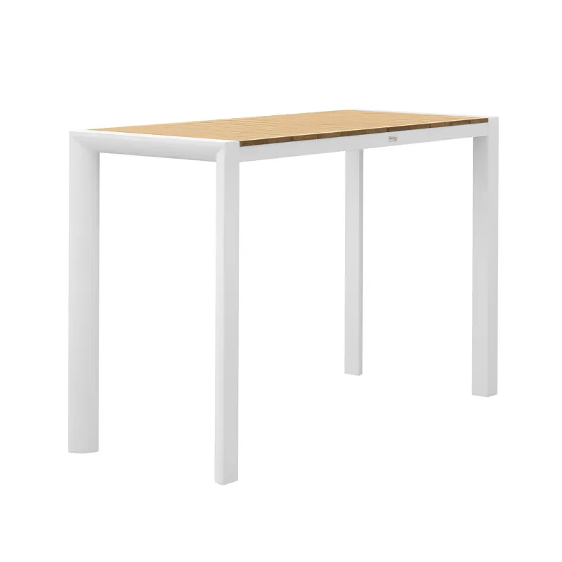 YJQ outdoor solid wood bar table household simple wall bar table and chair cafe balcony long table
