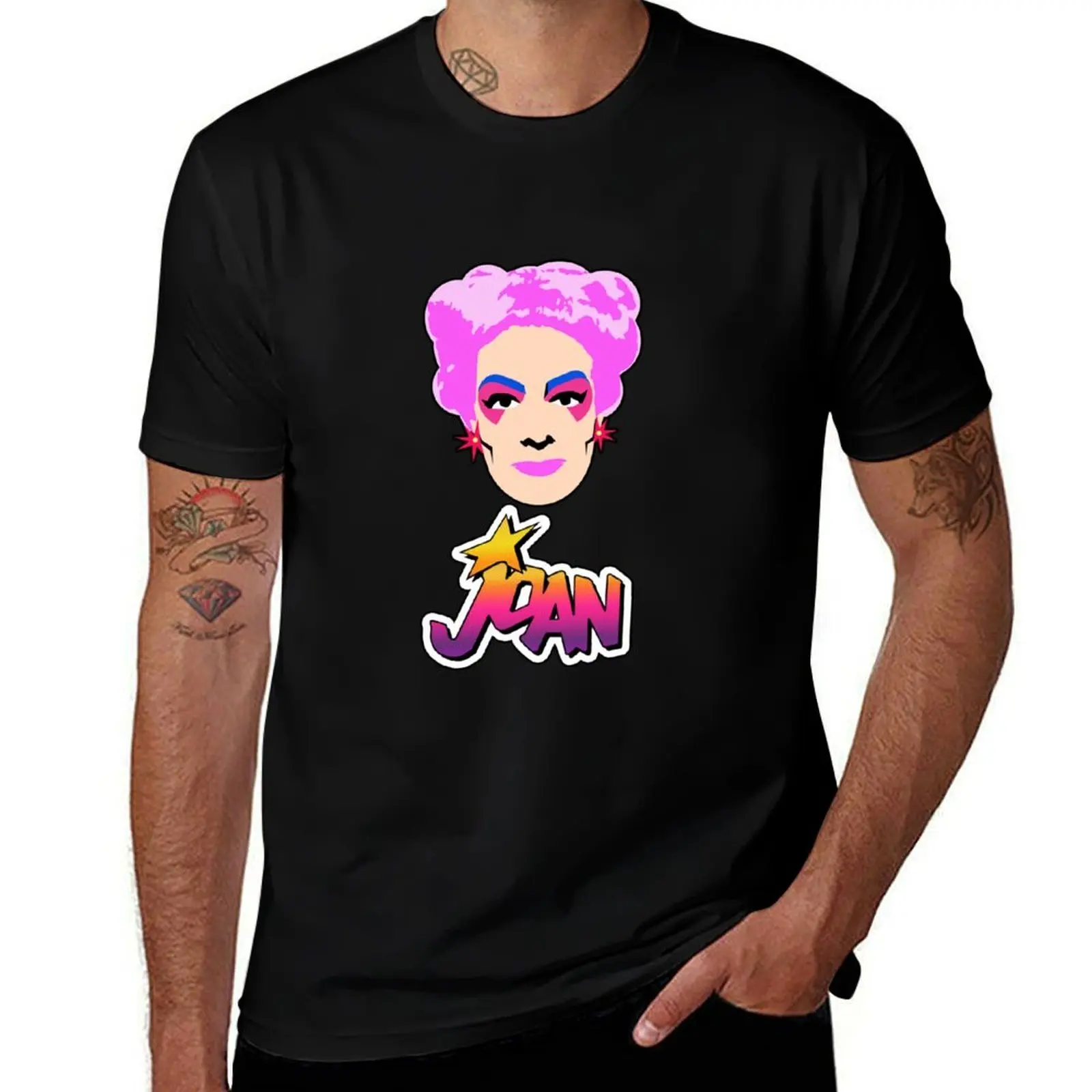 Joan is Truly Outrageous! T-Shirt Functional Casual Short Sleeve Tee