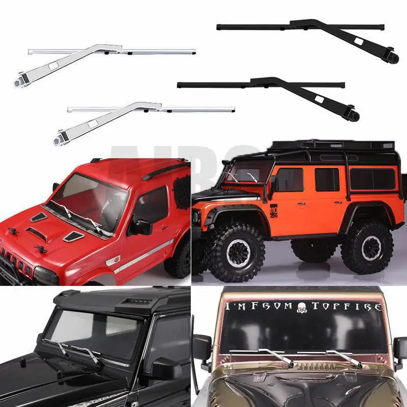 

Metal windshield wiper 1/10 RC track car accessories axial SCX10 Cherokee guard Mustang G500 Jimny parts