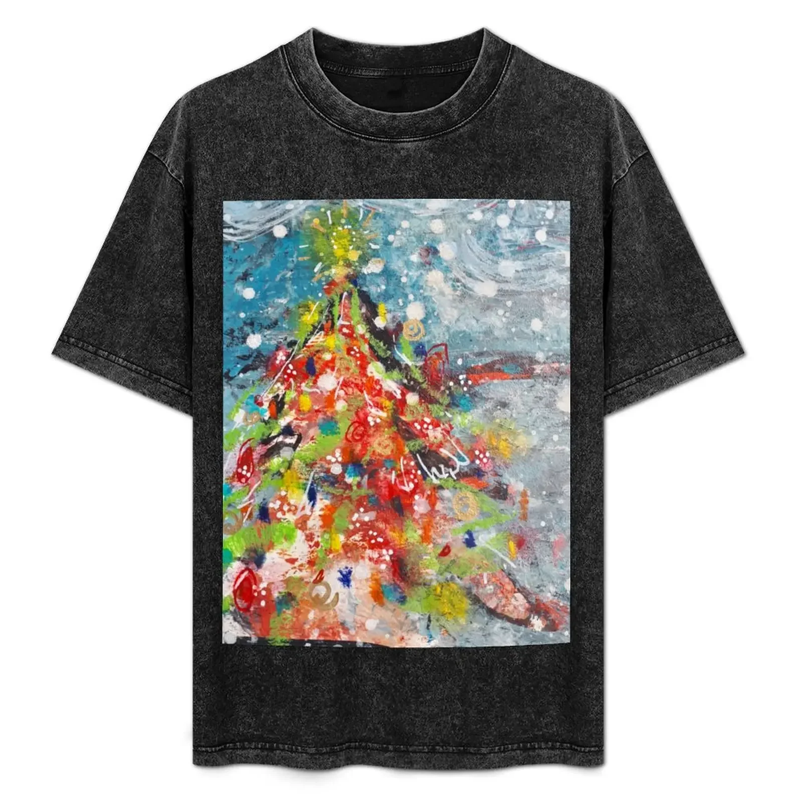 

Yule tree T-Shirt Louboutins korean fashion cotton man t-shirts t shirts for men pack