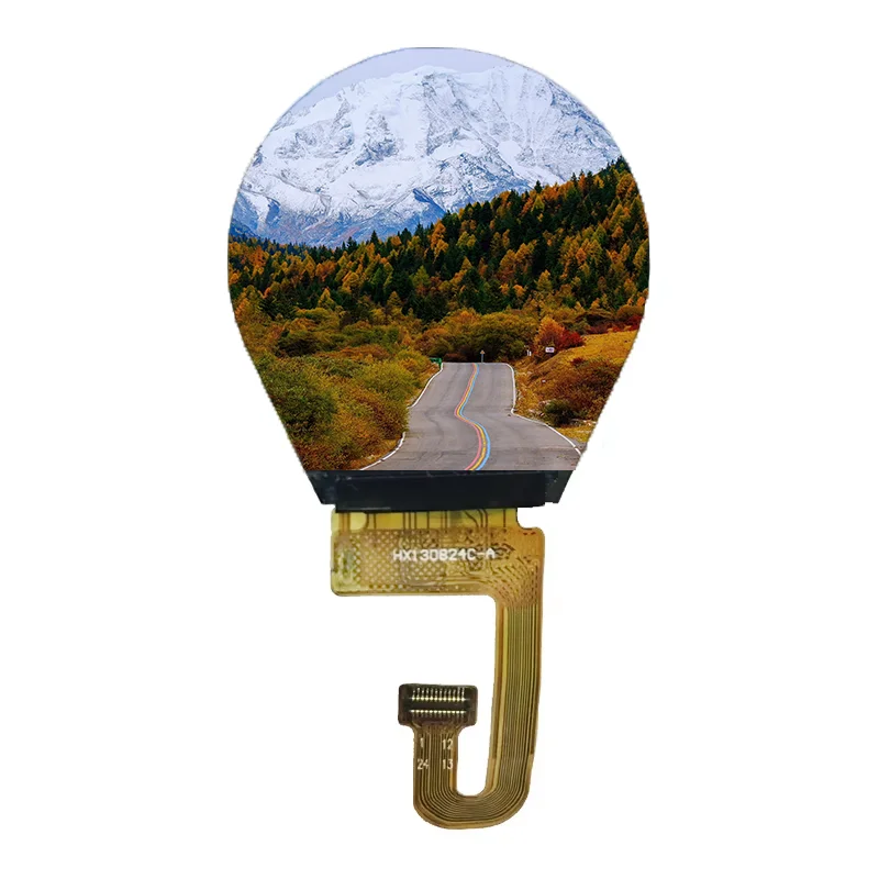 شاشة TFT LCD مستديرة مقاس 1.3 بوصة مقاس 240 × 240 SPC-ND130824C-A مع واجهة SPI