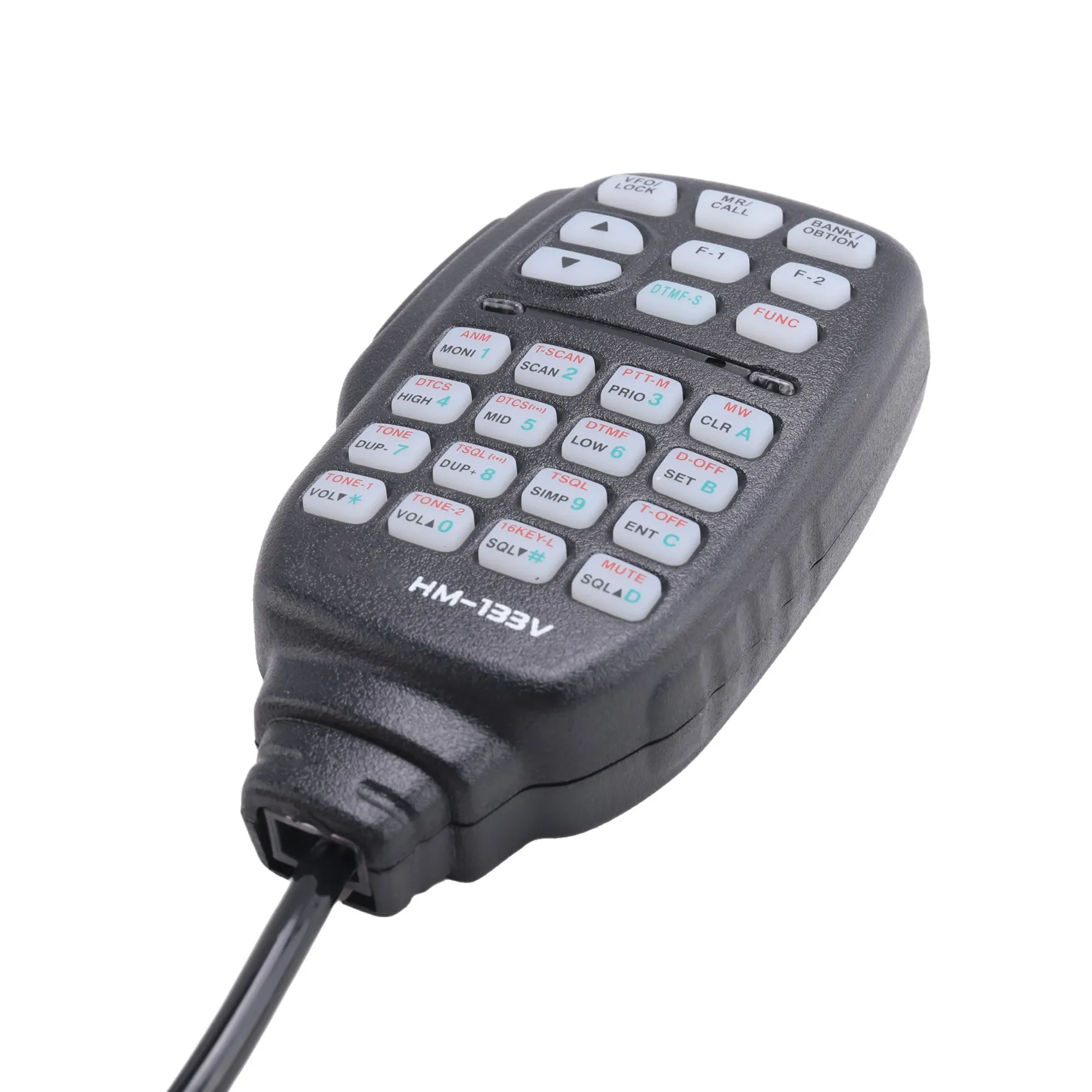 HM-133 Mic ลําโพงมือถือไหล่ Mic สําหรับวิทยุ Icom IC-207H IC-880H IC-2820H IC-E282 HM-133 RJ-45 IC-2725E IC-2800H IC-2820H