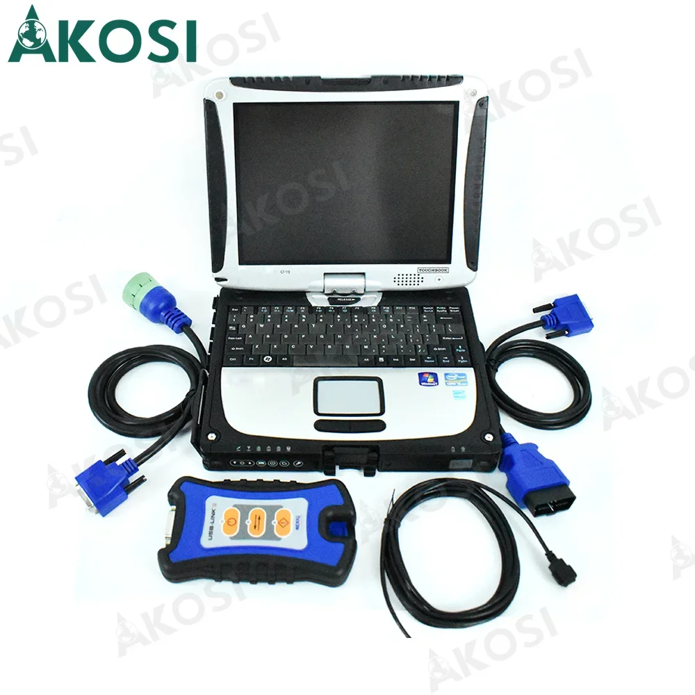 

Heavy Duty Truck Scanners USB Link ForNEXIQ-3 USB LINK Truck diagnostic tools 125032 with CF19/T420 laptop