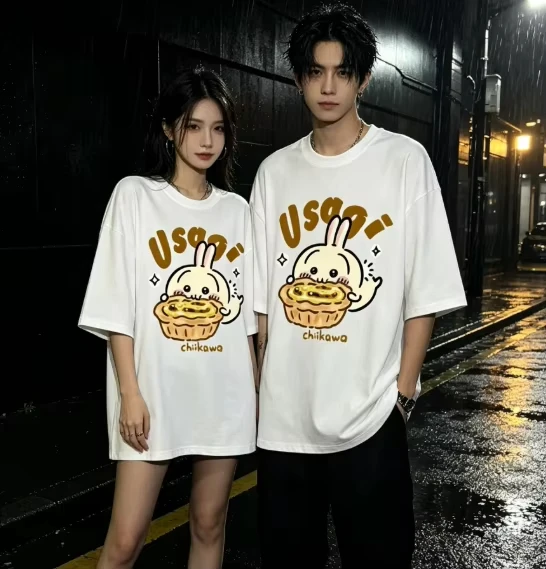 2026 Chiikawa Usachi Men and Women T-shirt Comfortable, Breathable, Sports and Leisure Quick-dry Tees High Quality Ins Y2k