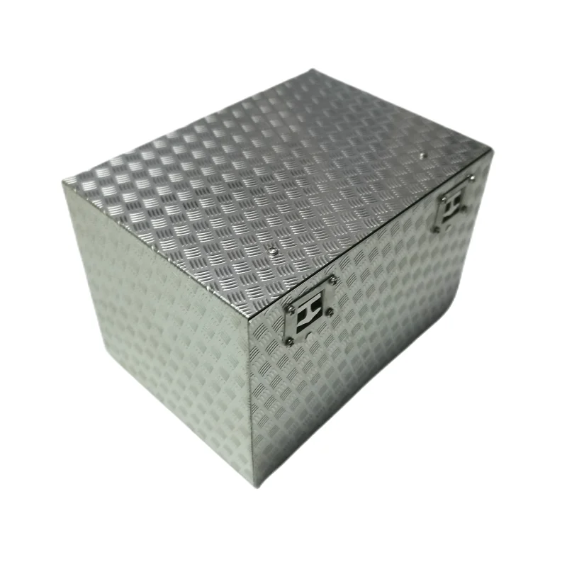 Tamiya 1/14 Scale Truck Metal Tool Box Anti-skid Plate Equipment Box for 1:14 RC Truck Sca 56352 Tractor Model Kit