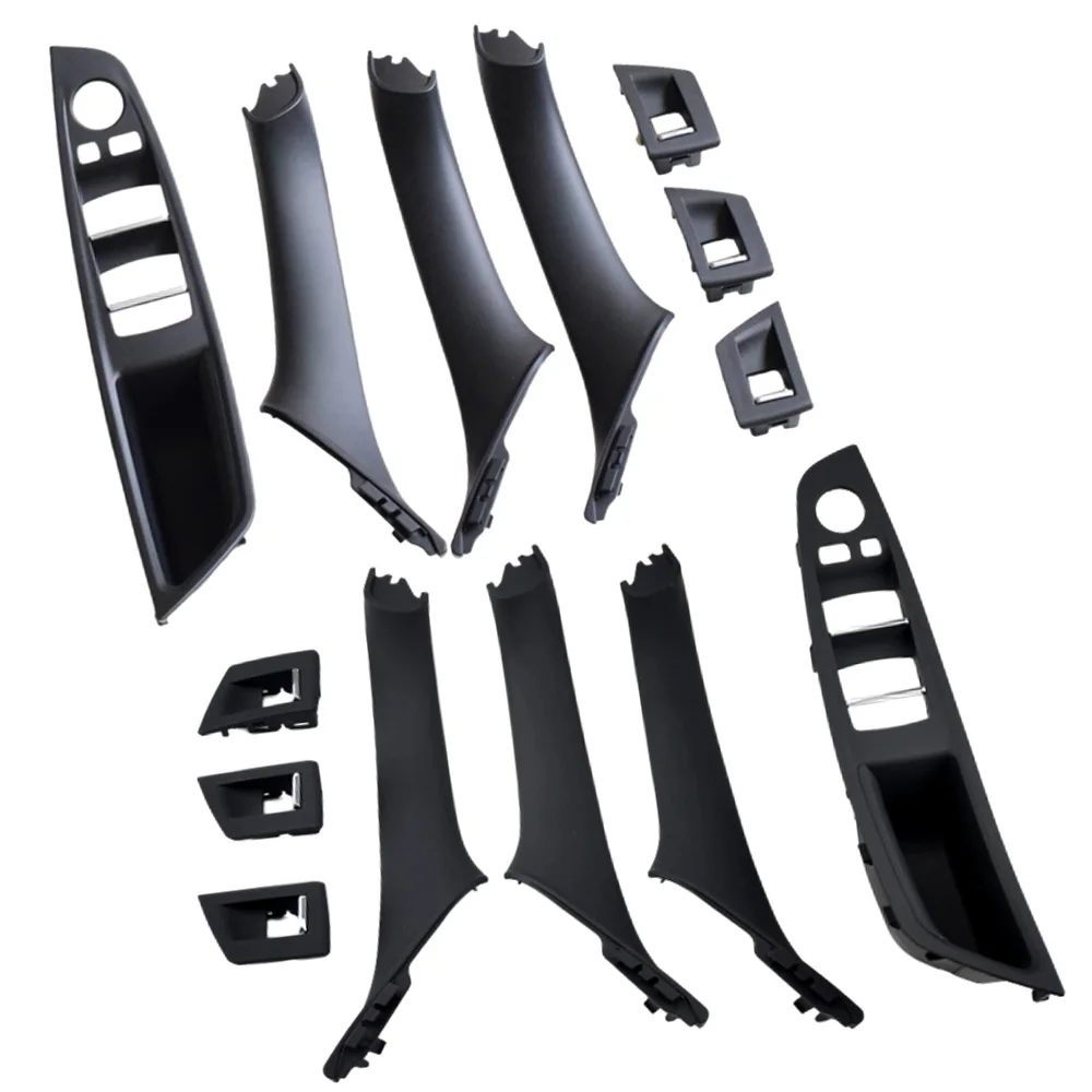

Interior Door Armrest Window Switch Panel Pull Handle Set 51417225873 51417225847 For BMW 5 Series F10 F11 F18 2010-2017