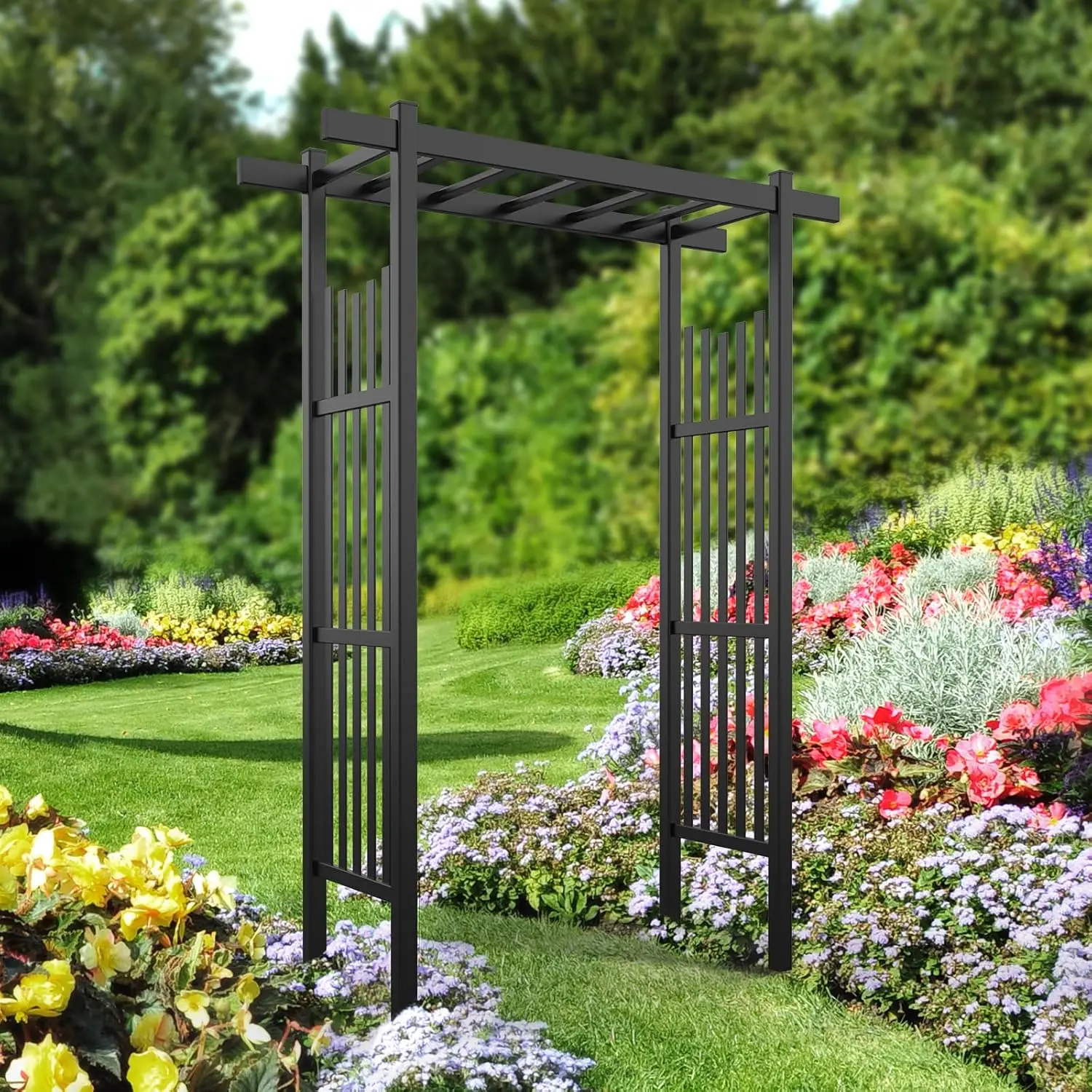 Garden Arbor, PVC Wedding Arch for Ceremony Party, Garden Trellis for Climbing Plants Outdoor, Arch Backdrop Stand, Customized
