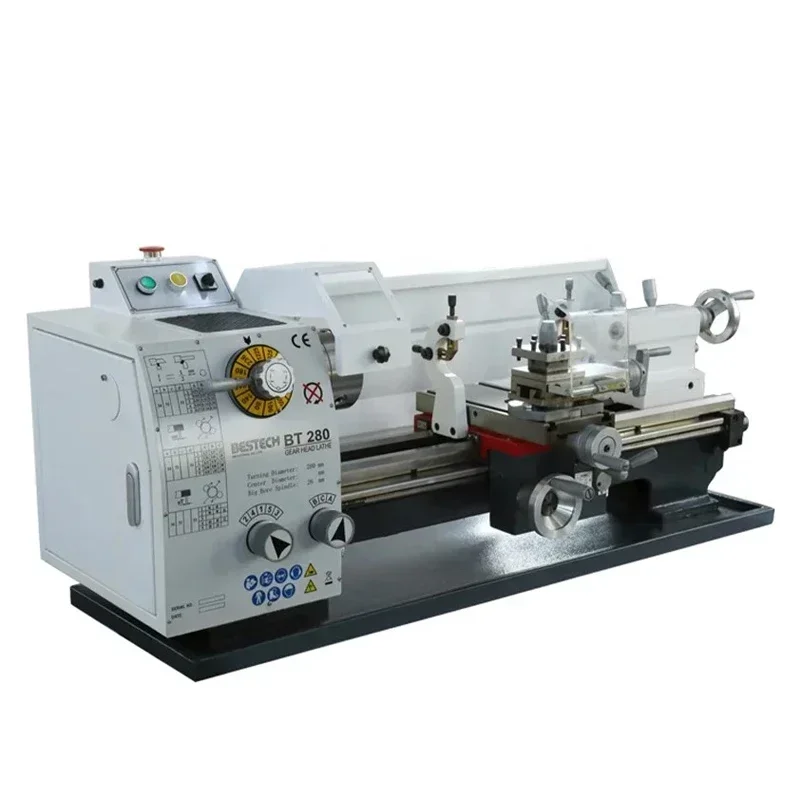 New BT280/CJM280 China Engine Lathe Mini Bench Hobby Metal Lathe Good Quality Free After-sales Service