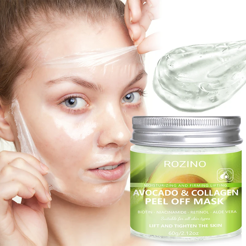 Moisturizing, lifting, and cleansing peel-off mask, gently cleanses facial skin, replenishes moisture, leaves skin non-taut after use, makes skin soft and smooth, brightens skin tone, suitable for all skin types