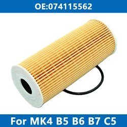 1/6/10PCS Car Oil Filter 074115562 For VW CADDY GOLF IV PASSAT B5 POLO BEETLE SKODA SEAT AUDI B5 B6 B7 C5 A3 A4 A6 1.9 2.0TDI