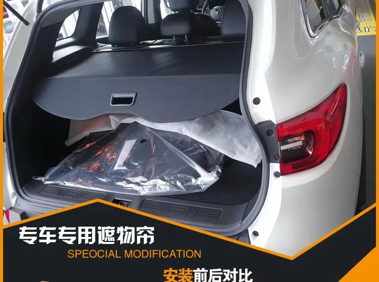 Auto intrekbare Cargo Cover Parcel Shelf voor Renault Kadjar 2015-2020