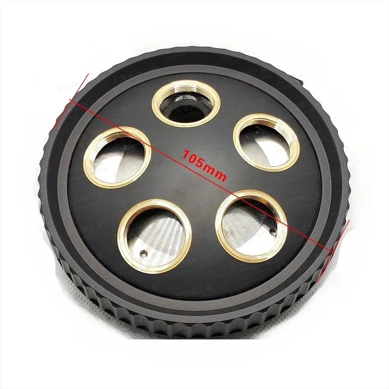 Microscope Revolving Objective Converter Adapter 20.2mm RMS 85/195 M26 Thread 4‑Hole 5‑Hole for Objective Lens Switching