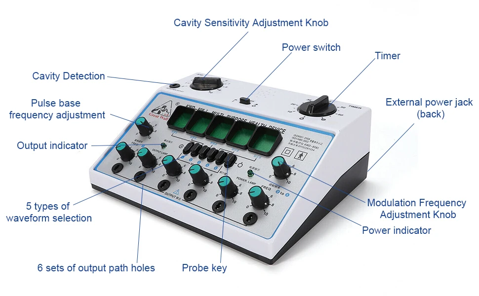 

Electric Stimulator Machine, for Acupoints Detection and Electric Impulse Acupuncture Treatment,AC110-240V Patch Massager
