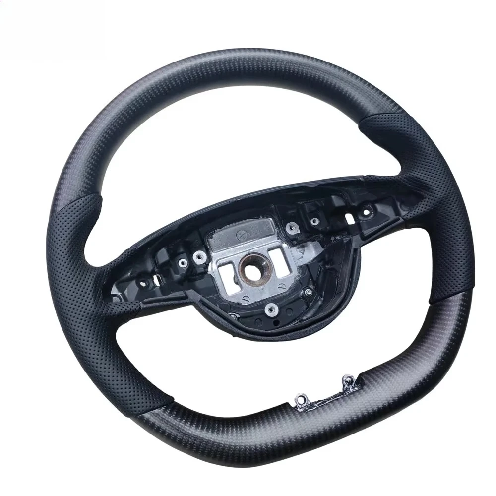 Matte Carbon Fiber Leather for Sports Steering Wheel for C-Class W205/E Class/G Class 3-Spoke Customizable