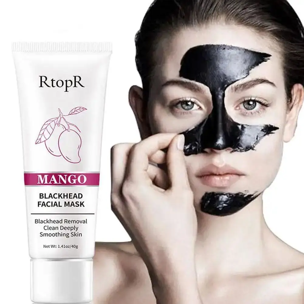 

Mango Blackhead Remover Nose Pack Facial Cleansing Shrink Firming Pore AcneSkin Care Treatment Strip Mask Whitening Cream