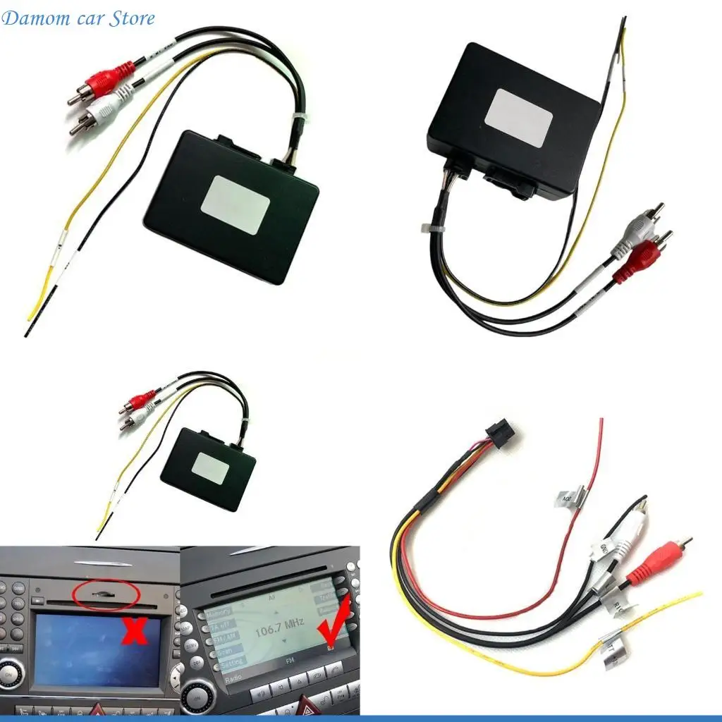 

A2UC Plugs & Play Car HiFi Sound Decoders Box Suitable for CLS SLK Vehicle Easy Installation Automotive Sound System Enhancer