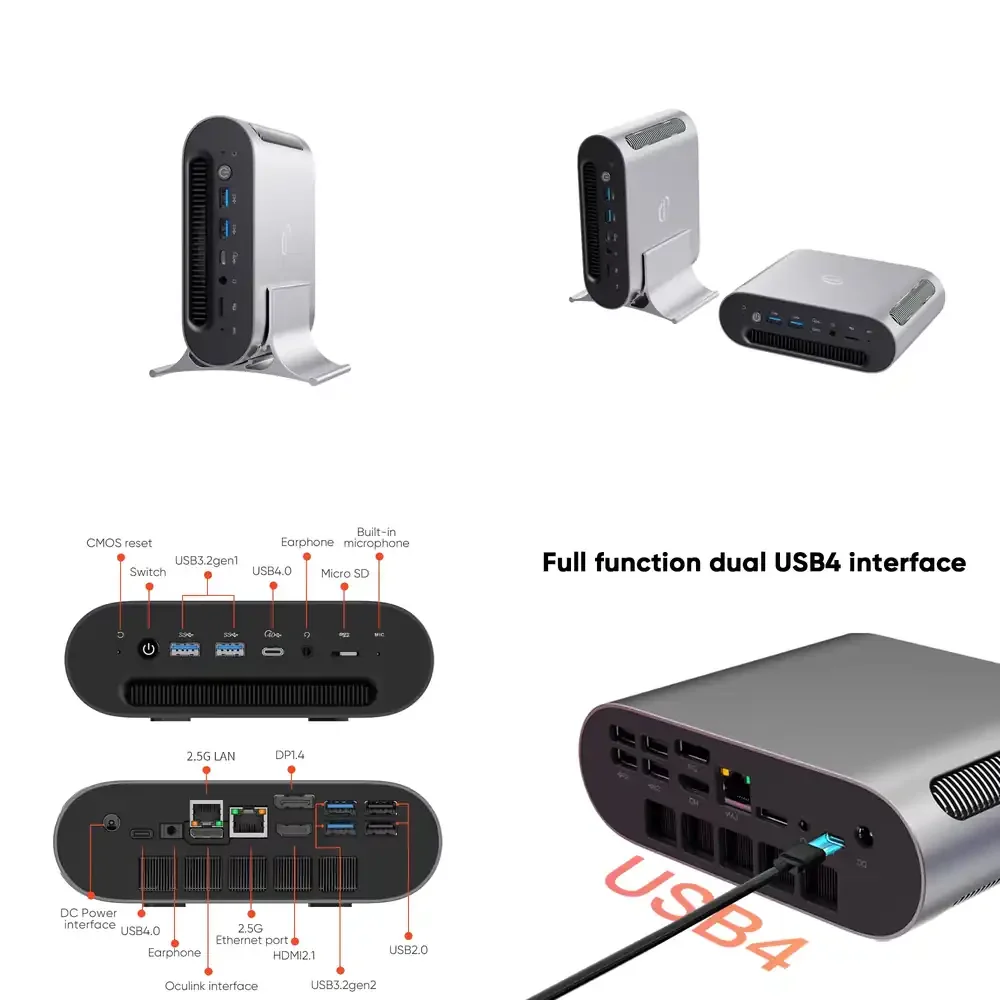 

Gold seller FA880 PRO Ryzen 7 8840HS Mini PC 32GB DDR5 RAM 1TB PCIe 4.0 SSD Oculink Port Windows 11 Gaming Desktop Small Form