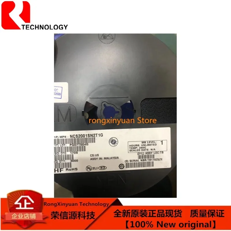 10Pcs/lot NCS2001SN2T1G AAG SOT-23-5 NCS2001SN2T1 NCS2001 0.9 V, Rail−to−Rail, Single Operational Amplifier 100% New original